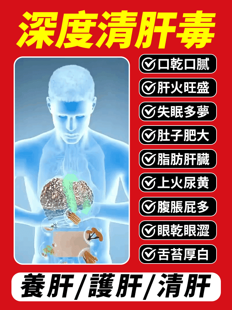 熊膽靈芝薑黃佛手護肝貼