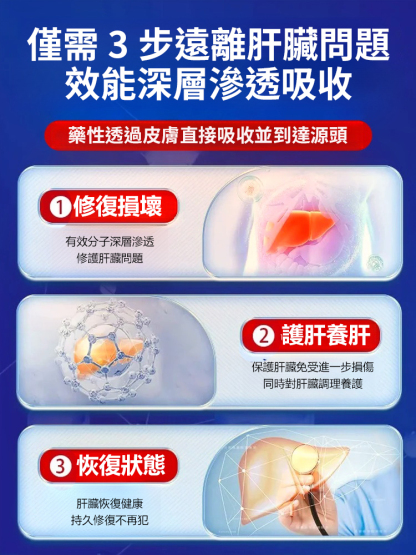 【一貼見效】草本排毒護肝貼