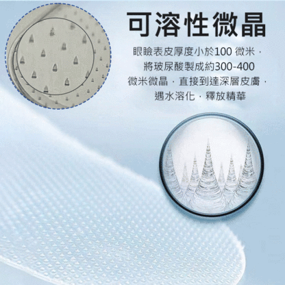 【3秒除皺】透明質酸微針眼貼