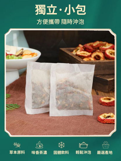 結節通蒲公英百合茯苓茶