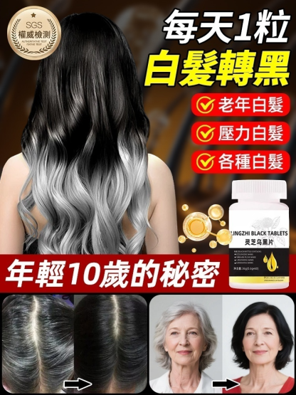 靈芝烏黑片，官方正品，買1發2
