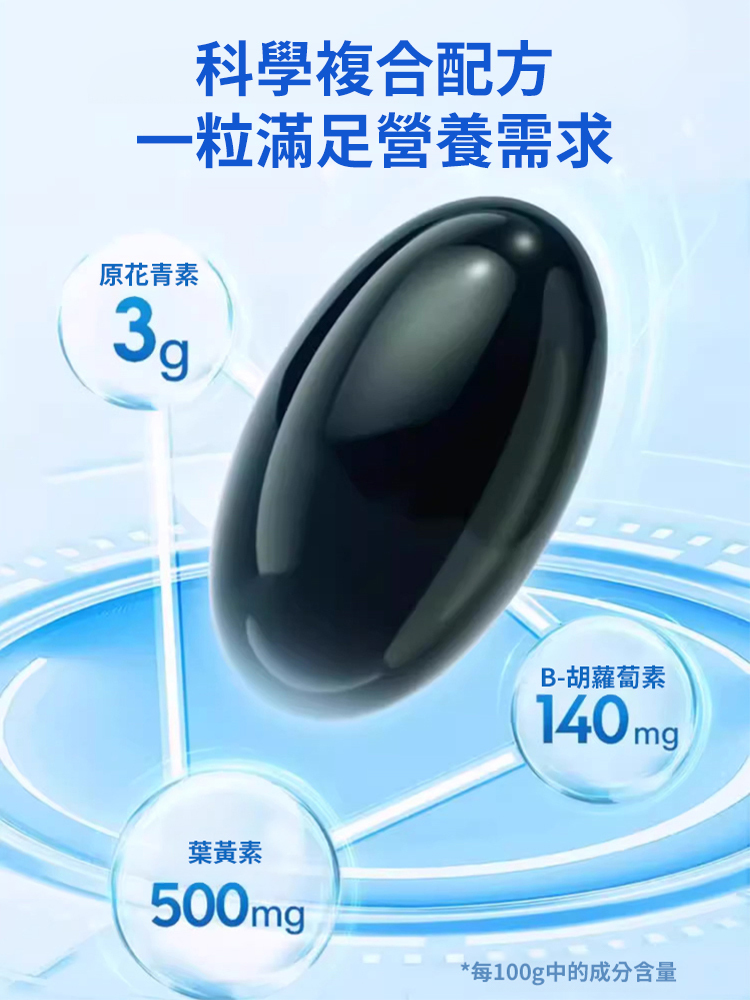 健雲堂樾橘葉黃素軟膠囊