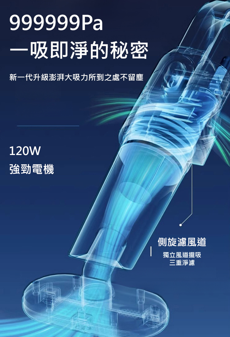 【無線吸拖一體】大吸力除蟎吸塵拖地機