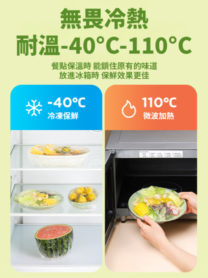 商超熱銷單品，🍒食品級PE材質，防蟲防塵，耐溫-40度~110度，通用各種盤子，方便快捷，循環利用