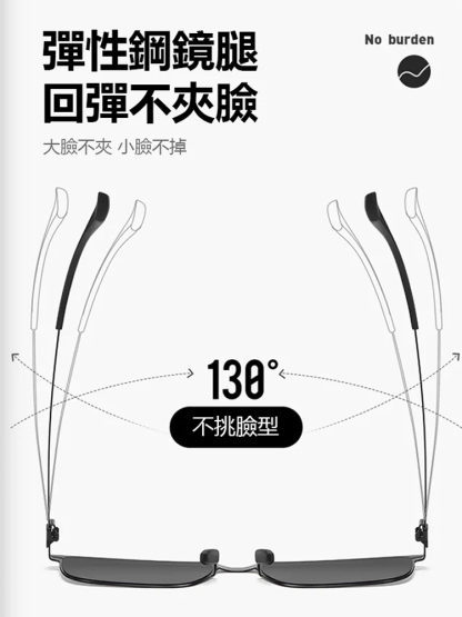 水晶石無框護目墨鏡