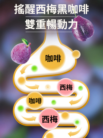 【挑戰一週變瘦】搖醒西梅黑咖啡固體飲料