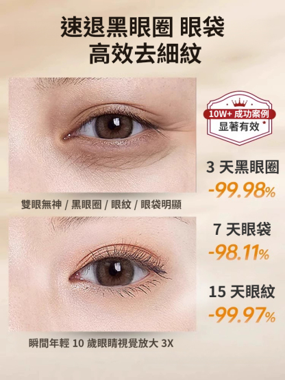 一周亮眸去黑抗皺蛇毒眼霜