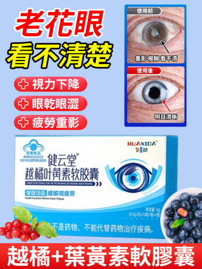 越橘葉黃素軟膠囊