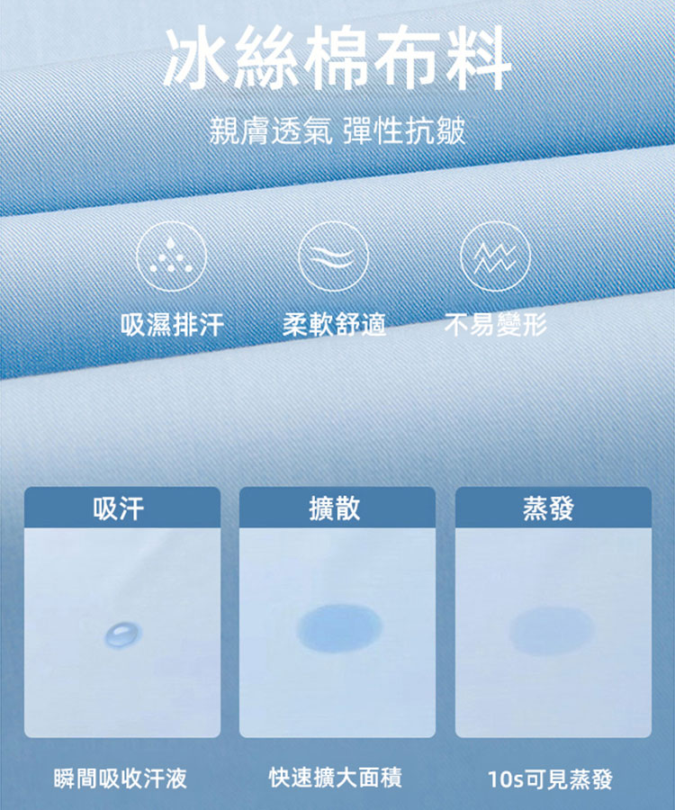 夏季泡泡紗肌理感短袖男