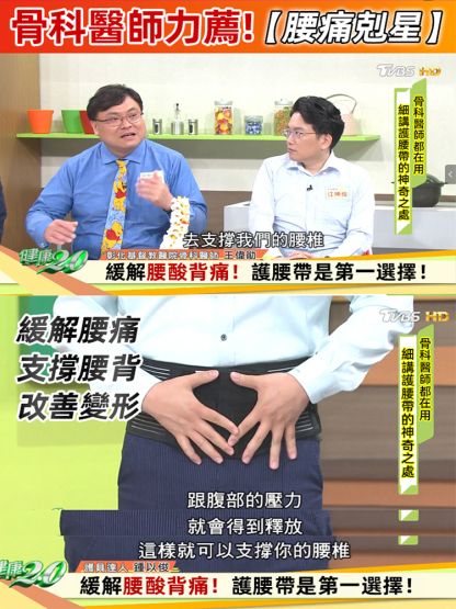 仿生板支撐護腰固定帶