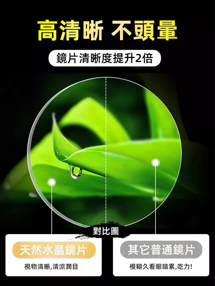 【老花眼鏡+墨鏡】一鏡兩用無框防藍光老花眼鏡