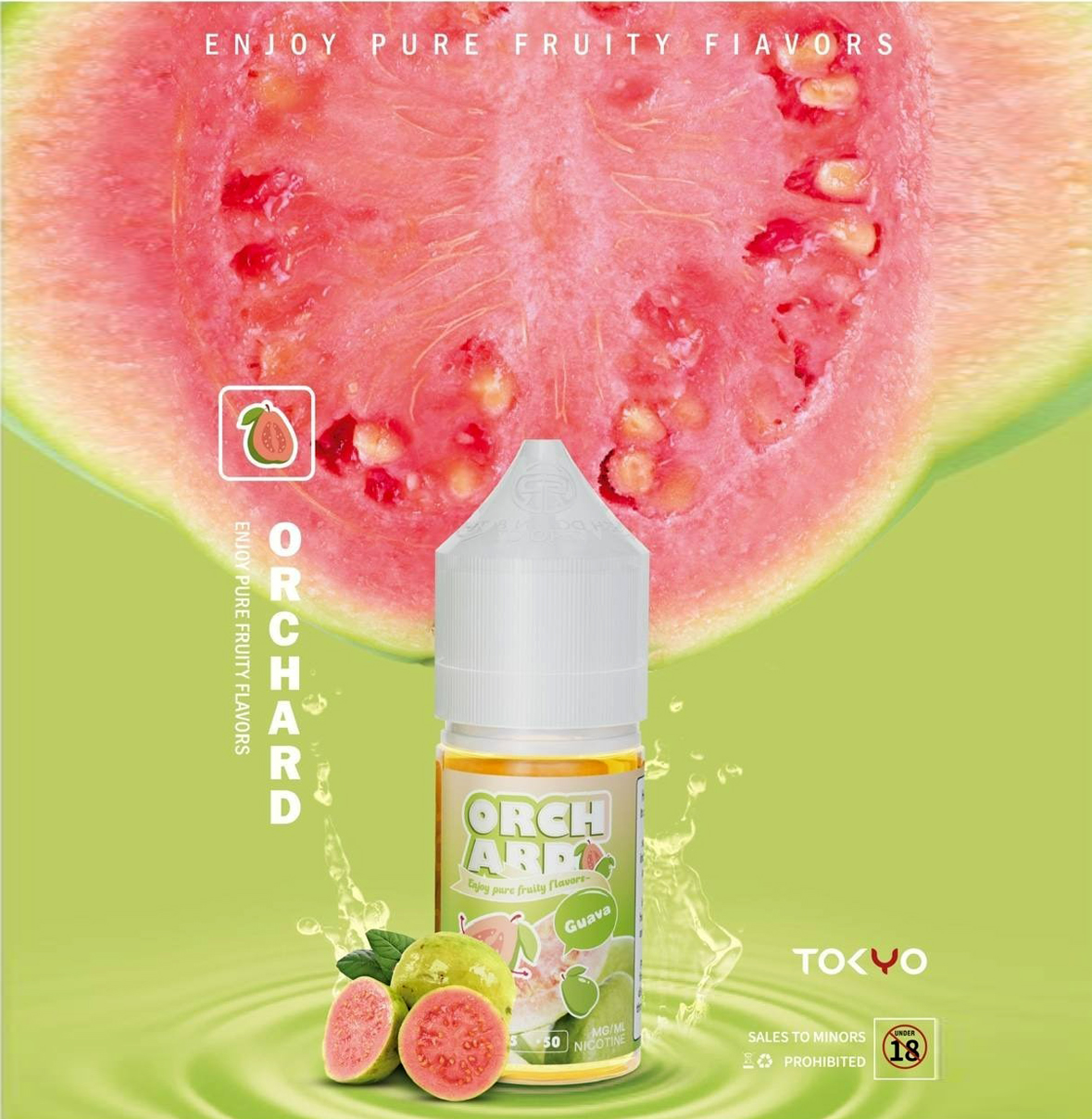 【Orchard 果園 煙油 無涼版】全系列無涼｜純粹果味無冰感電子煙油｜原廠正品 30ml 35mg | 口感濃郁純正 支援貨到付款