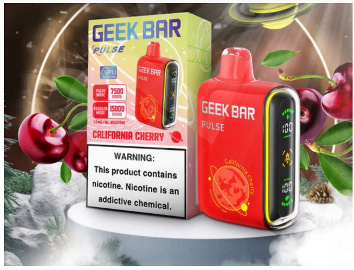 【加拿大進口大牌 Geek Bar Pulse Vape 15000口一次性電子煙】常規 / 脈衝 雙模式 | 16ml煙油 大顯示器 | 台灣拋棄式電子煙現貨711貨到付款