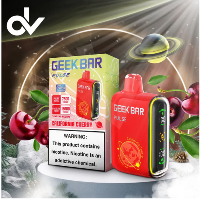 【加拿大進口大牌 Geek Bar Pulse Vape 15000口一次性電子煙】常規 / 脈衝 雙模式 | 16ml煙油 大顯示器 | 台灣拋棄式電子煙現貨711貨到付款