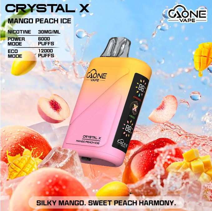 AONE VAPE Crystal 12000口 一次性電子煙🔥 進口水晶二代 AONE拋棄式電子煙 超大電量雙芯雙模式 | 高質感 高續航 | 夜店賭場專用款