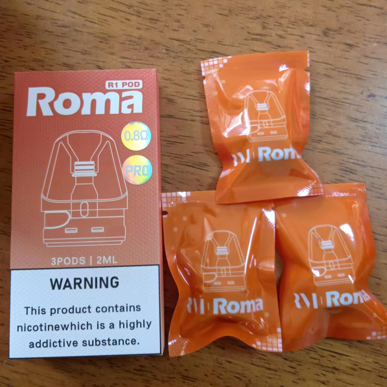 【 羅馬Roma –R1空煙彈】0.6Ω/0.8Ω（只適用於小蠻牛主機）側注油空煙彈 電子煙空艙 空殼  台灣電子煙煙油賣場現貨當天發