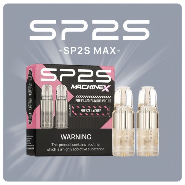 【SP2S Max 菸彈】一盒2入裝 | SP2S Machine X 電子煙霧化煙彈（專用 SP2S Max 方塊主機／ALPHA 主機）台灣現貨快速出貨