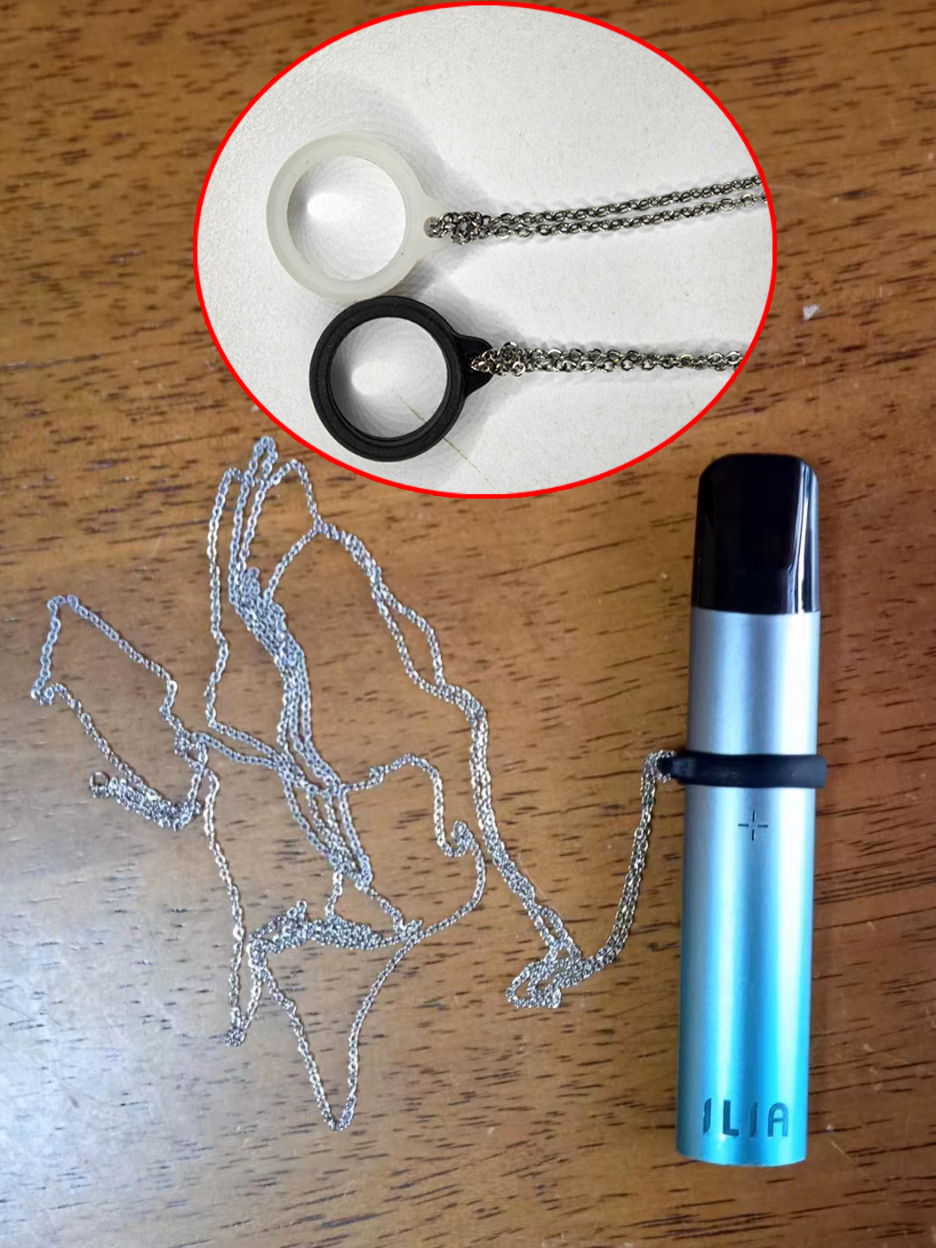 【主機煙桿通用掛鏈】適用於圓形主流主機的掛鏈長度65CM，簡約大方，電子煙煙桿 台灣電子糖果大賣場