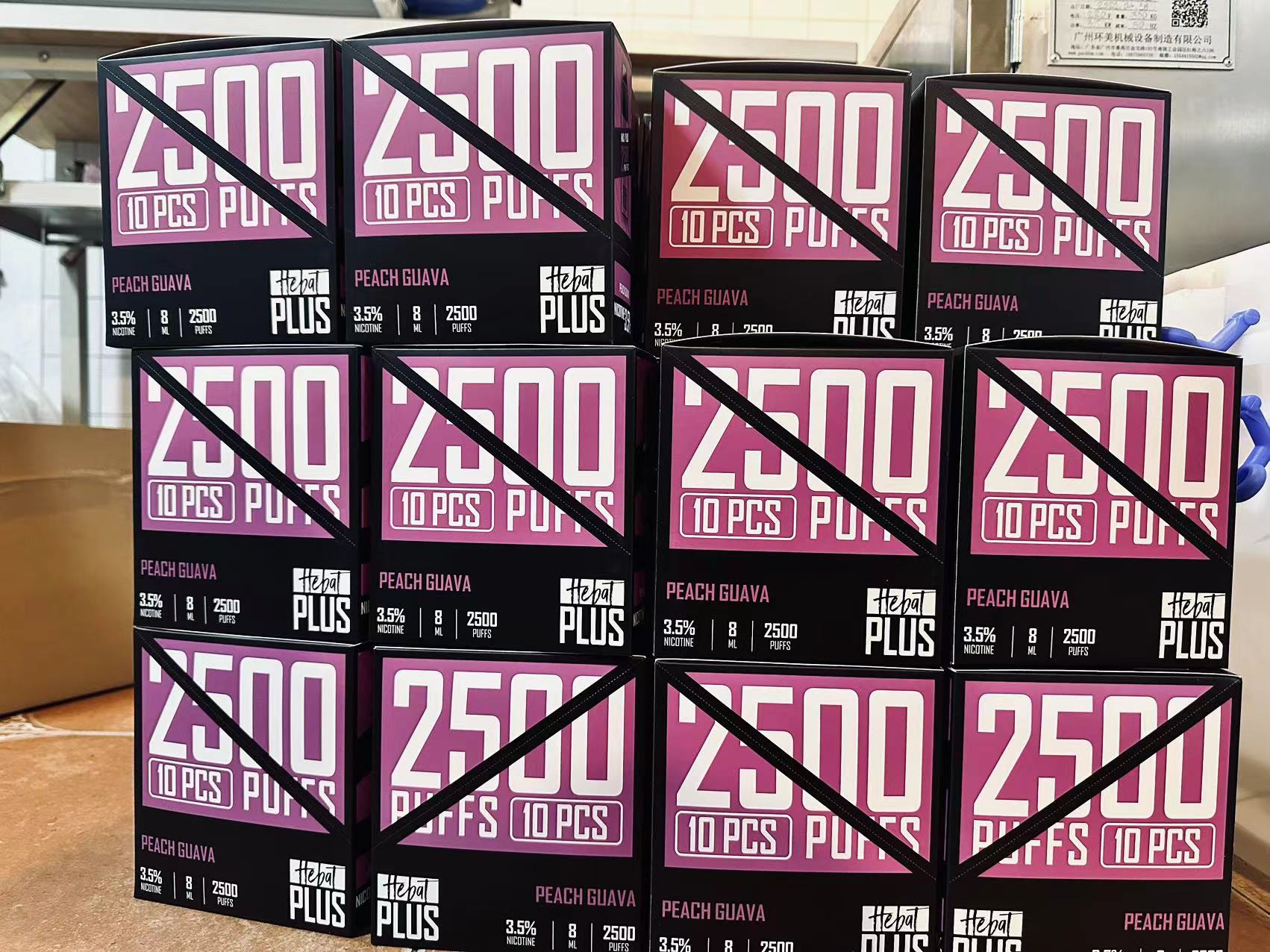 🔥Hebat喜貝2500口🔥喜貝抛棄式PLUS大容量電子煙/Hebat一次性抛棄式電子煙