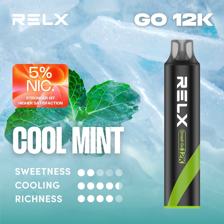 【RELX Smash Go 悅刻 抛棄式 12000口】廠商限量特惠🔥 買6送1｜全球爆款一次性電子煙｜超長續航大煙量｜MEGA MESH網芯口感升級