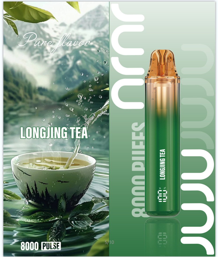 【JUJU 8000口 可視油量／電量 拋棄式】陶瓷網芯一次性電子煙｜晶透機身長效續航推薦｜台灣現貨支援貨到付款