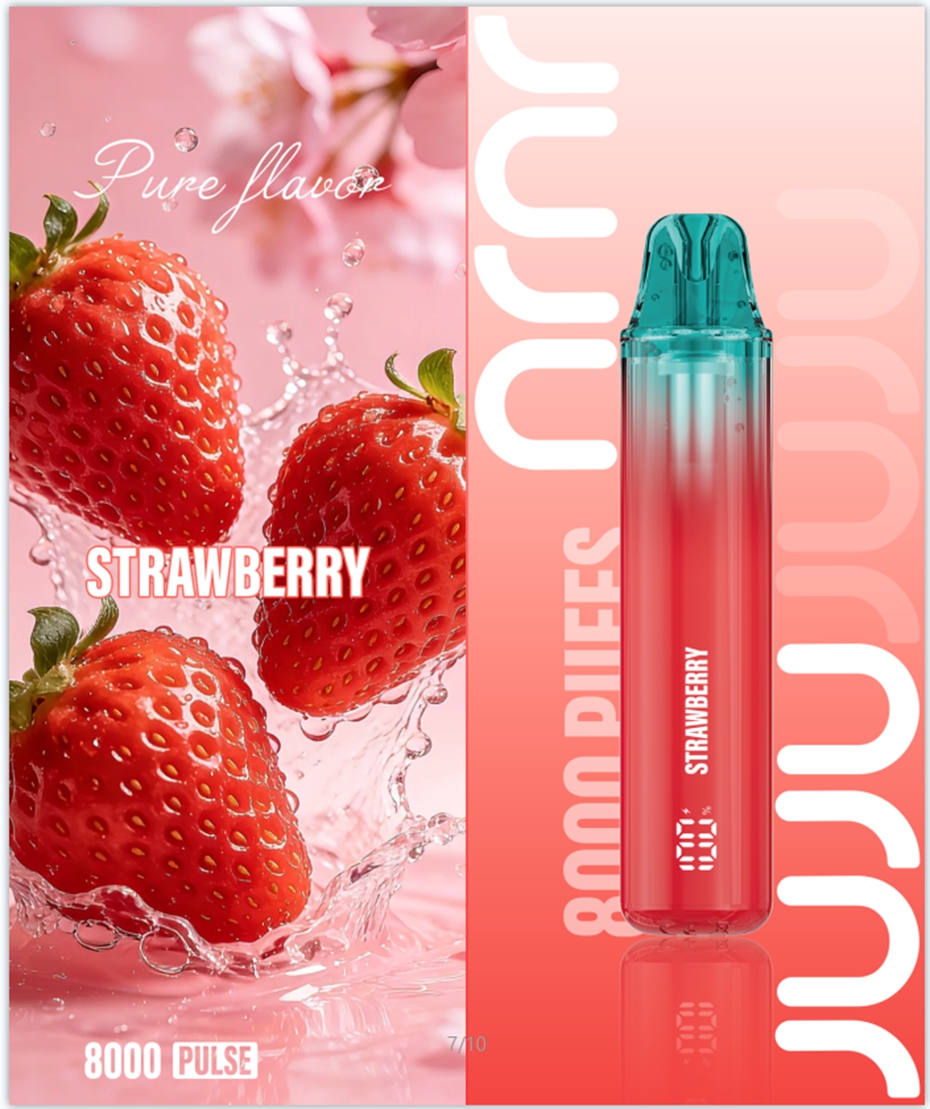 【JUJU 8000口 可視油量／電量 拋棄式】陶瓷網芯一次性電子煙｜晶透機身長效續航推薦｜台灣現貨支援貨到付款
