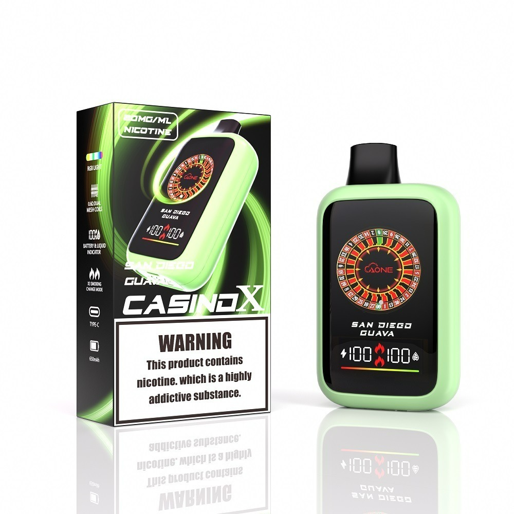 🔥CasinoX 16000口 一次性電子煙🔥 AONE VAPE 賭場系列抛弃式電子煙 | 俄羅斯轉盤鋼珠設計| 高品質 PCTG材料|  RGB 燈效潮流外觀 | 雙模式輸出
