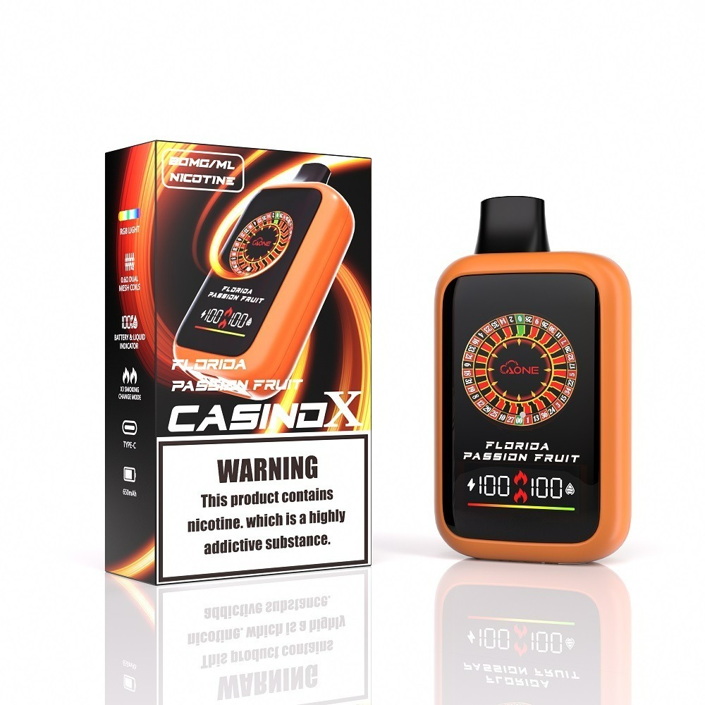 🔥CasinoX 16000口 一次性電子煙🔥 AONE VAPE 賭場系列抛弃式電子煙 | 俄羅斯轉盤鋼珠設計| 高品質 PCTG材料|  RGB 燈效潮流外觀 | 雙模式輸出