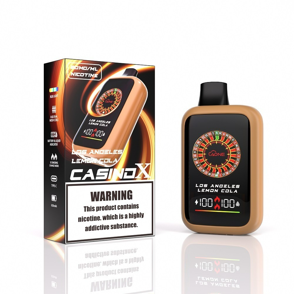🔥CasinoX 16000口 一次性電子煙🔥 AONE VAPE 賭場系列抛弃式電子煙 | 俄羅斯轉盤鋼珠設計| 高品質 PCTG材料|  RGB 燈效潮流外觀 | 雙模式輸出