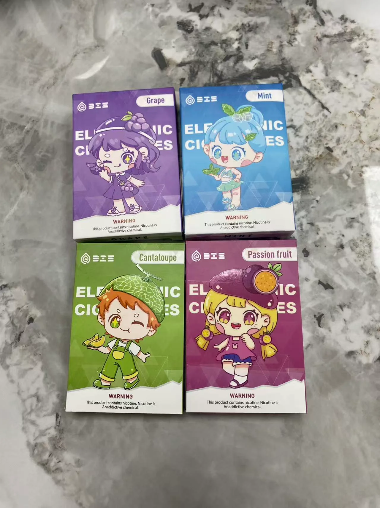 DIS迪斯煙彈 一代電子煙霧化彈 敲可愛少女包裝 3顆裝