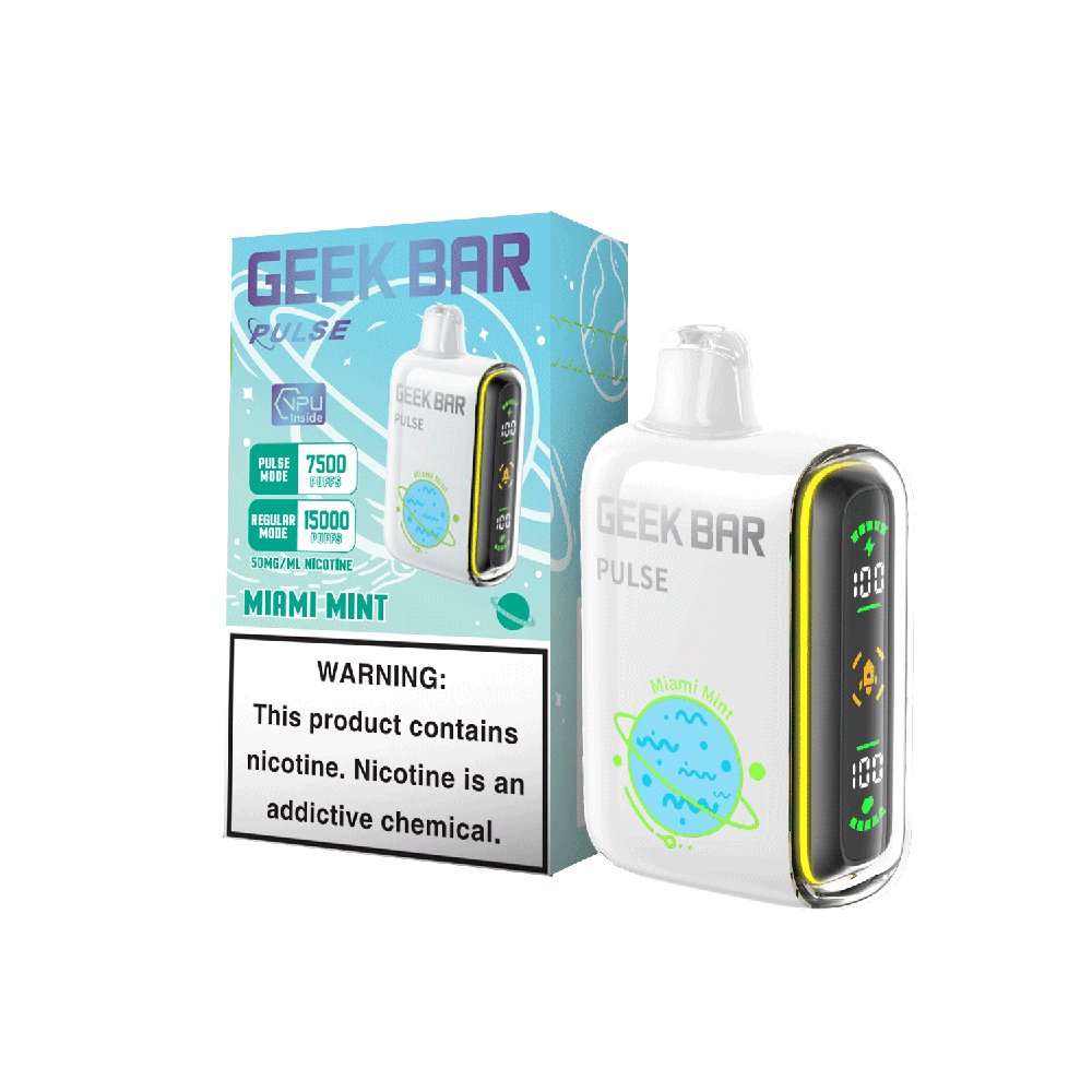 【美國大牌 Geek Bar Pulse Vape 拋棄式電子煙】超大容量15000口 | 脈衝/常規 2種 模式 | 台灣一次性電子煙現貨秒發