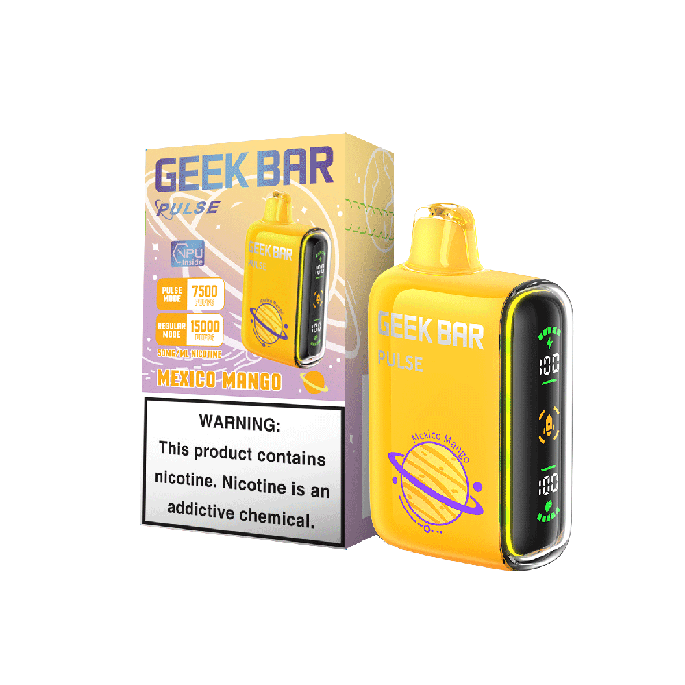 【美國大牌 Geek Bar Pulse Vape 拋棄式電子煙】超大容量15000口 | 脈衝/常規 2種 模式 | 台灣一次性電子煙現貨秒發