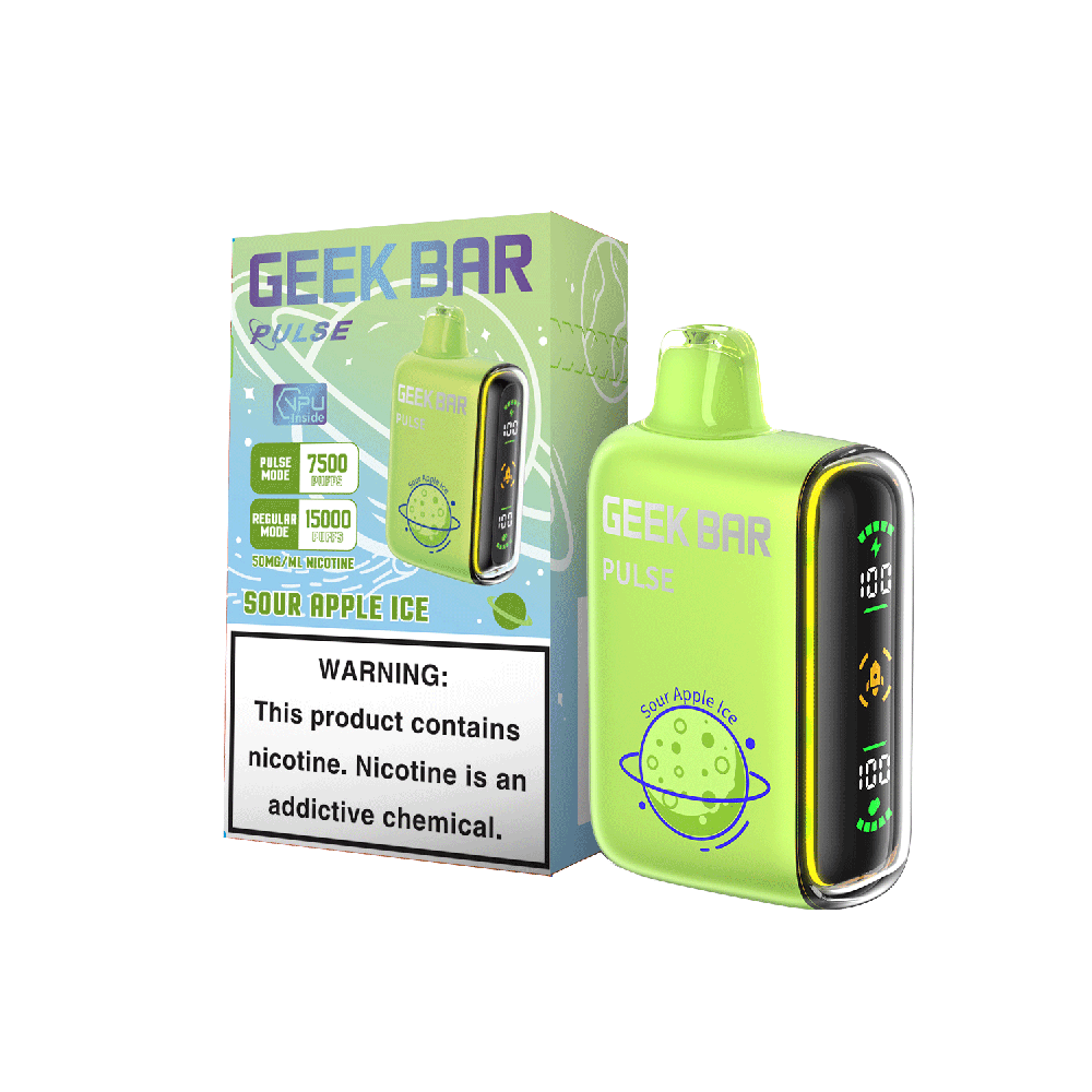 【美國大牌 Geek Bar Pulse Vape 拋棄式電子煙】超大容量15000口 | 脈衝/常規 2種 模式 | 台灣一次性電子煙現貨秒發