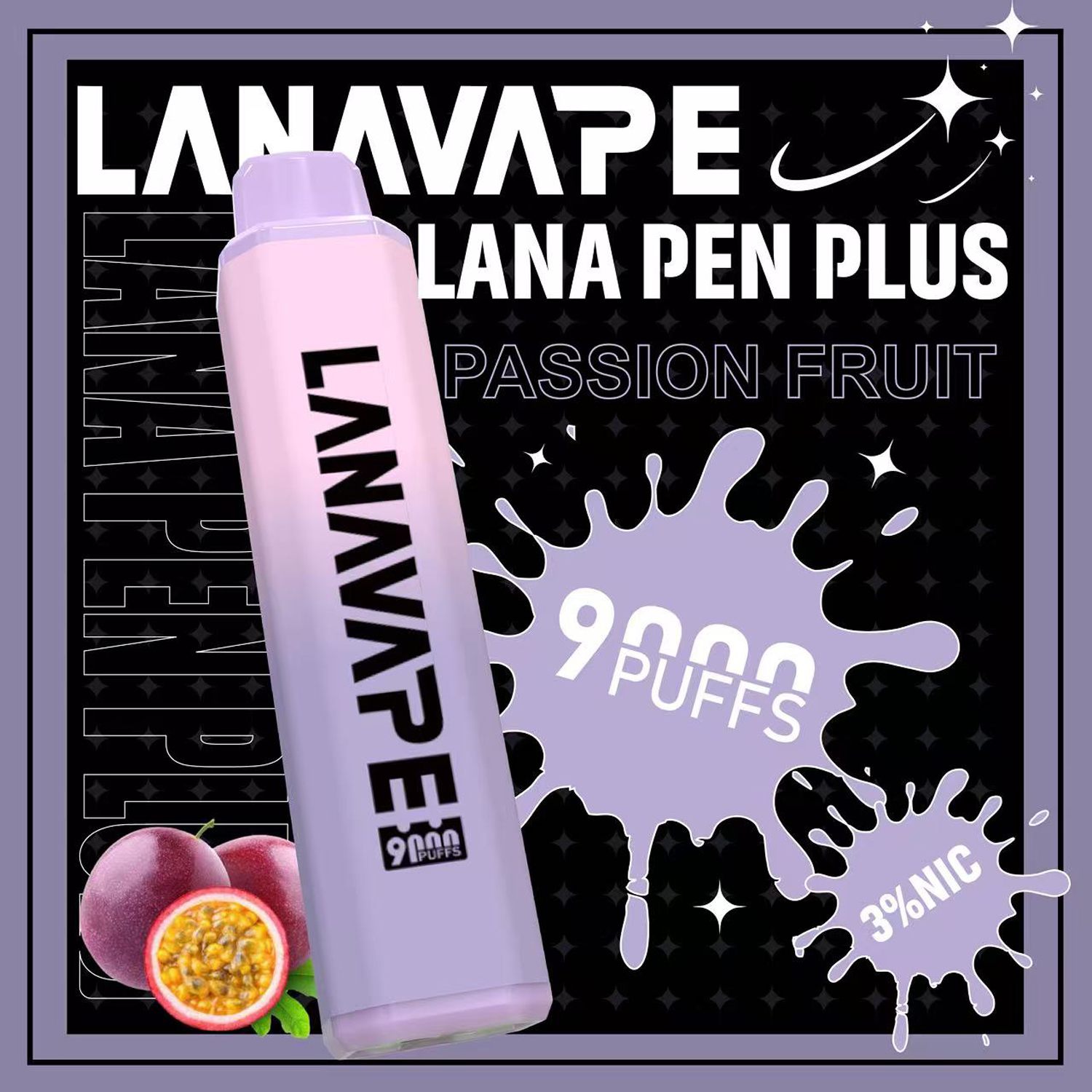 【LANA 9000口 拋棄式電子煙】LANA PEN PLUS一次性 15ML大容量 |  長效續航、便攜防漏、濃郁口感、極速充電、變色LED燈設計