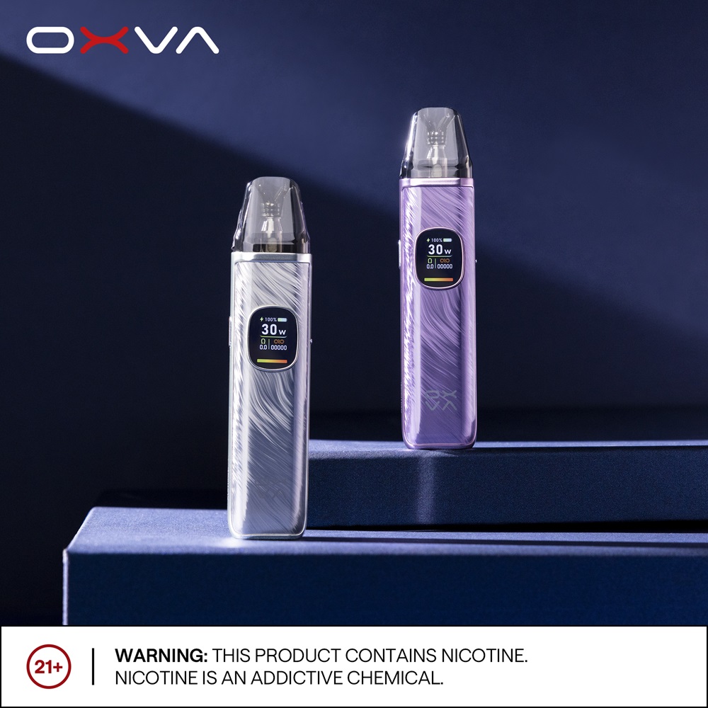 【小蠻牛OXVA Xlim Pro 2 Pod 註油主機套裝】 注油式電子煙套裝包含主機+0.6Ω空彈+0.8Ω空彈 |鋅合金 + 人造皮革 |  台灣註油小煙電子煙專賣店