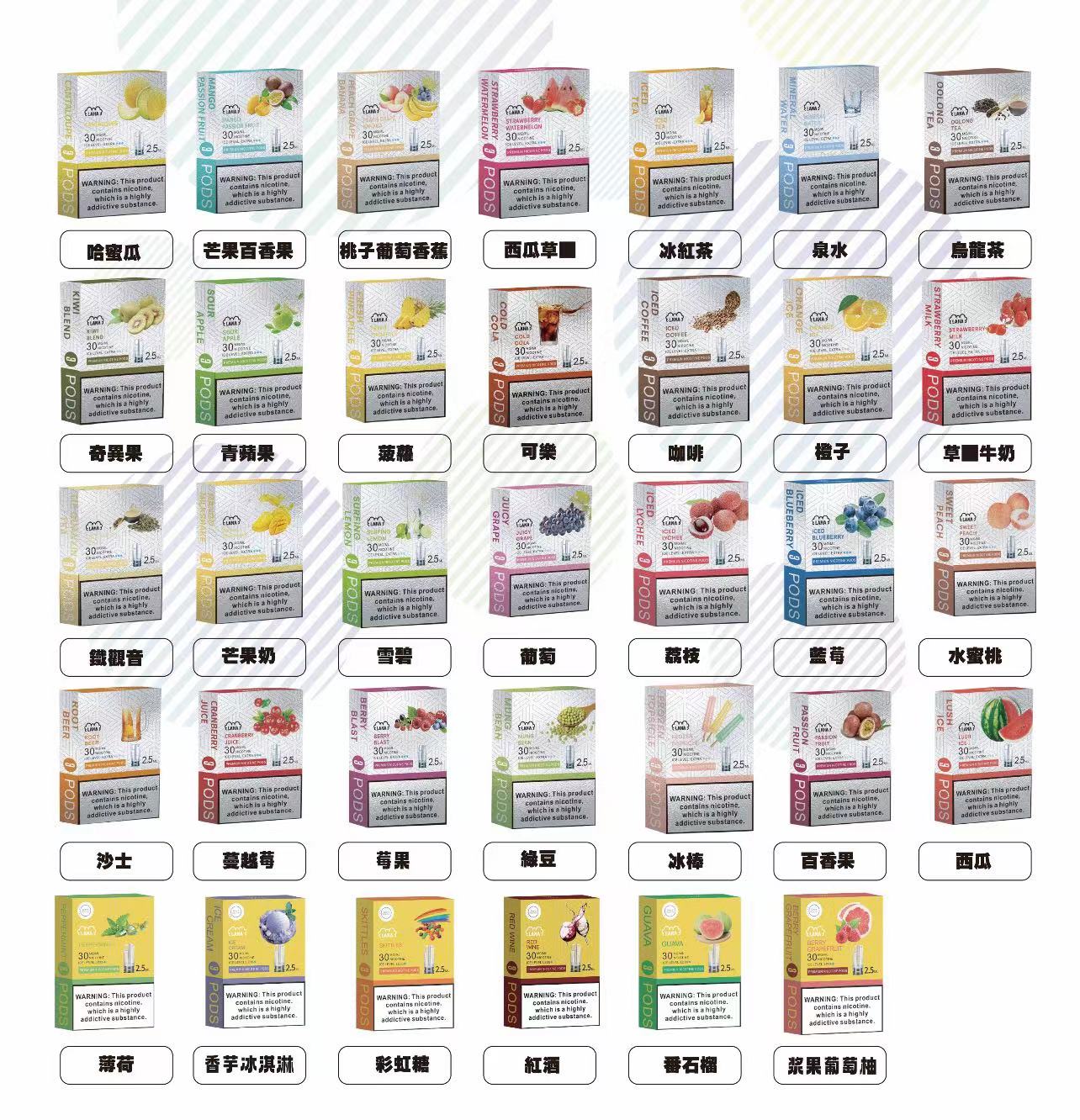 🔥LANA煙彈🔥通用一代煙彈/拉娜菸彈/2.5ML 3顆裝/通配殺小 ，LIA哩亞， SP2S  等一代主機 台灣現貨 原裝正品 