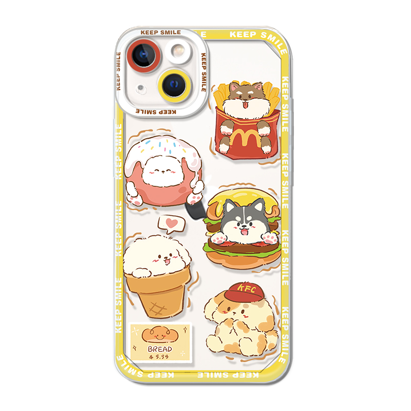Cute Pet - Food Combo Phone Case: Keep Smiling Every Day 10001-08