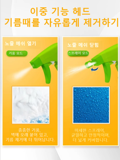 [한 병으로 집 전체 청소] 주방 항균 기름때 클리너