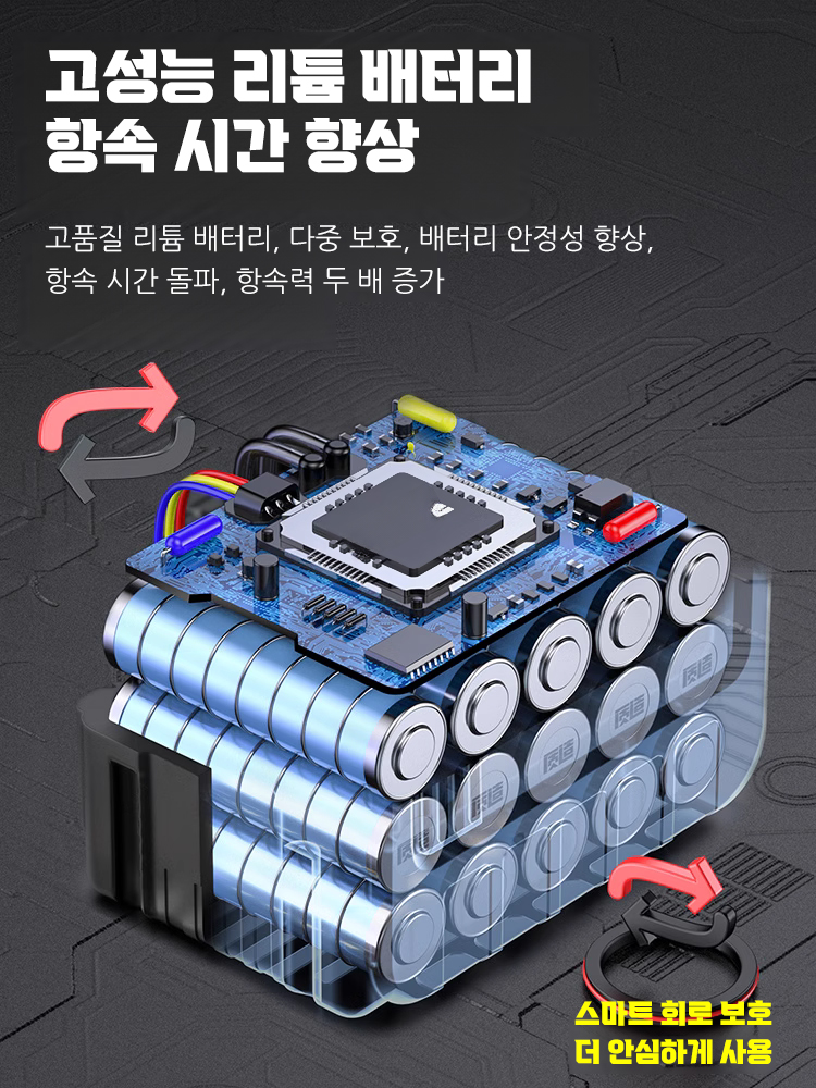 강력 리튬 배터리 전동 렌치