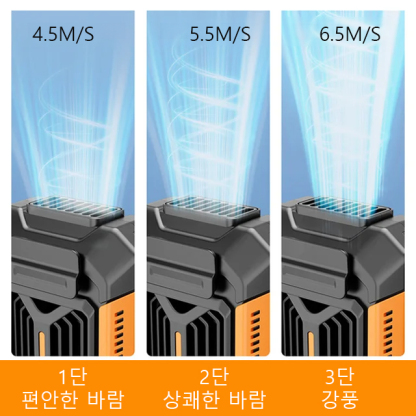 야외 전신 냉각 신기[손전등+보조배터리] 허리띠 증정