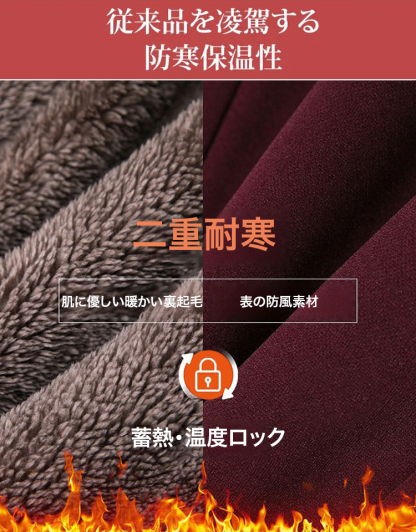 ハイウエスト厚手裏起毛フレアパンツ