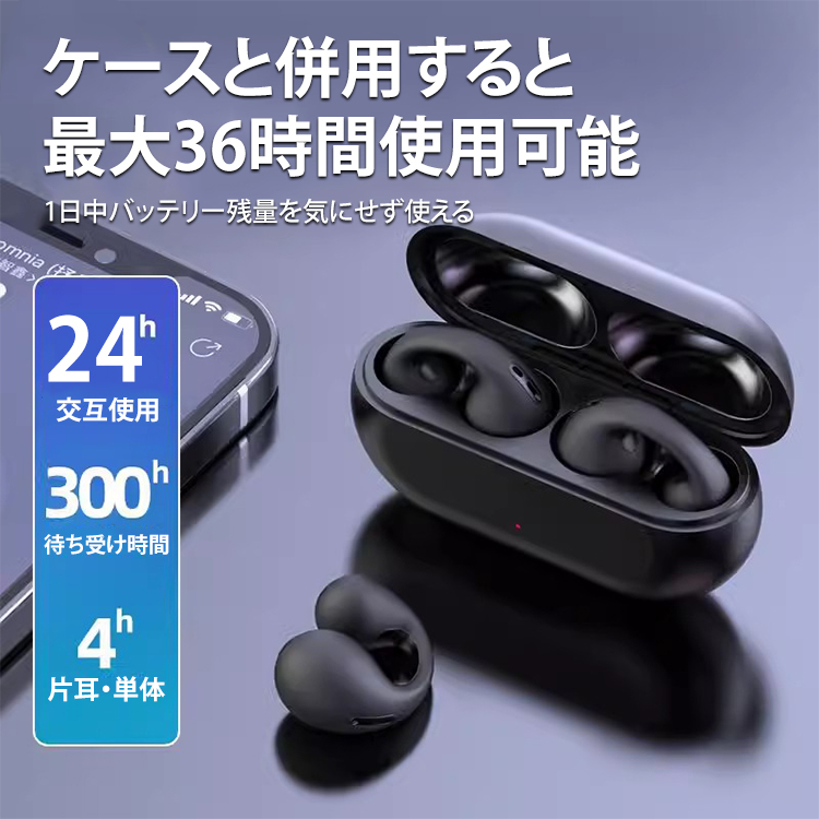 イヤーカフ型Bluetoothイヤホン