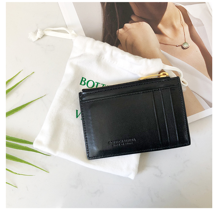Bottega Veneta Card Case in Black