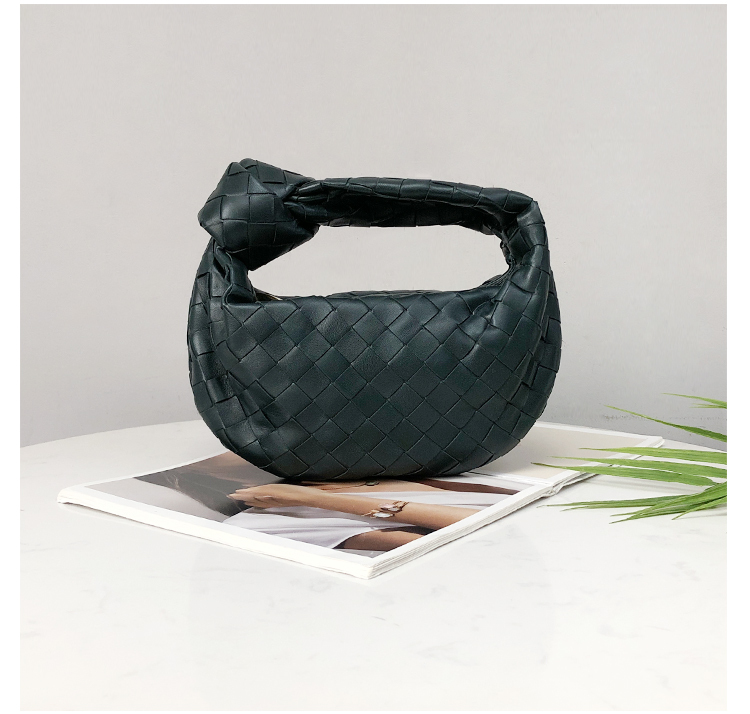 Bottega Veneta Mini Jodie in Intrecciato Ink Green