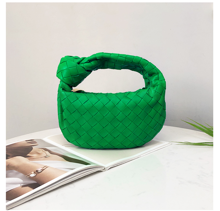 Bottega Veneta Mini Jodie in Intrecciato Parrot Green