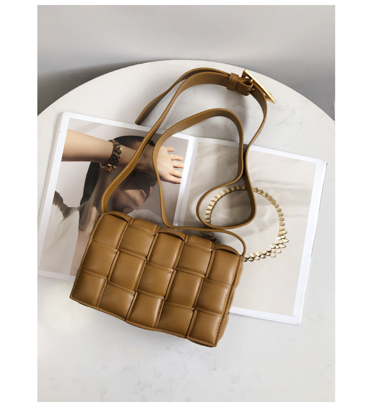 Bottega Veneta Small Padded Crossbody Bag in Camel (717506)