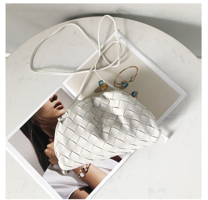 Bottega Veneta Small Arco Bag in Glazed White
