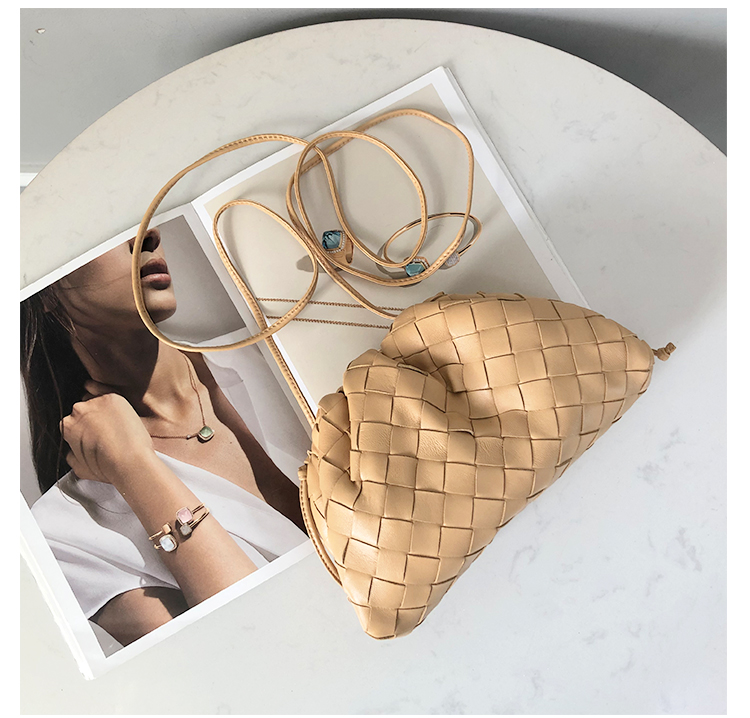 Bottega Veneta Intrecciato Mini Pouch in Almond