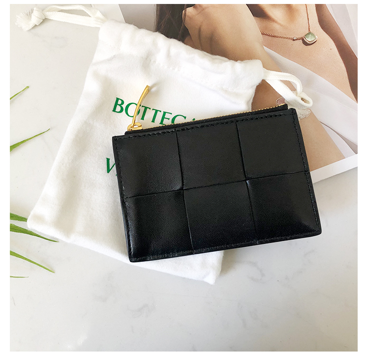 Bottega Veneta Card Case in Black