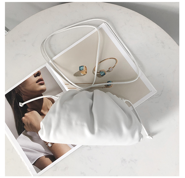 Bottega Veneta Mini Pouch in Chalk